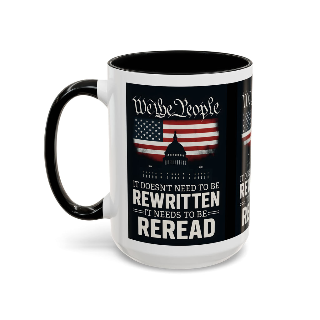 Patriotic We the People Coffee Mug - 11 & 15 oz