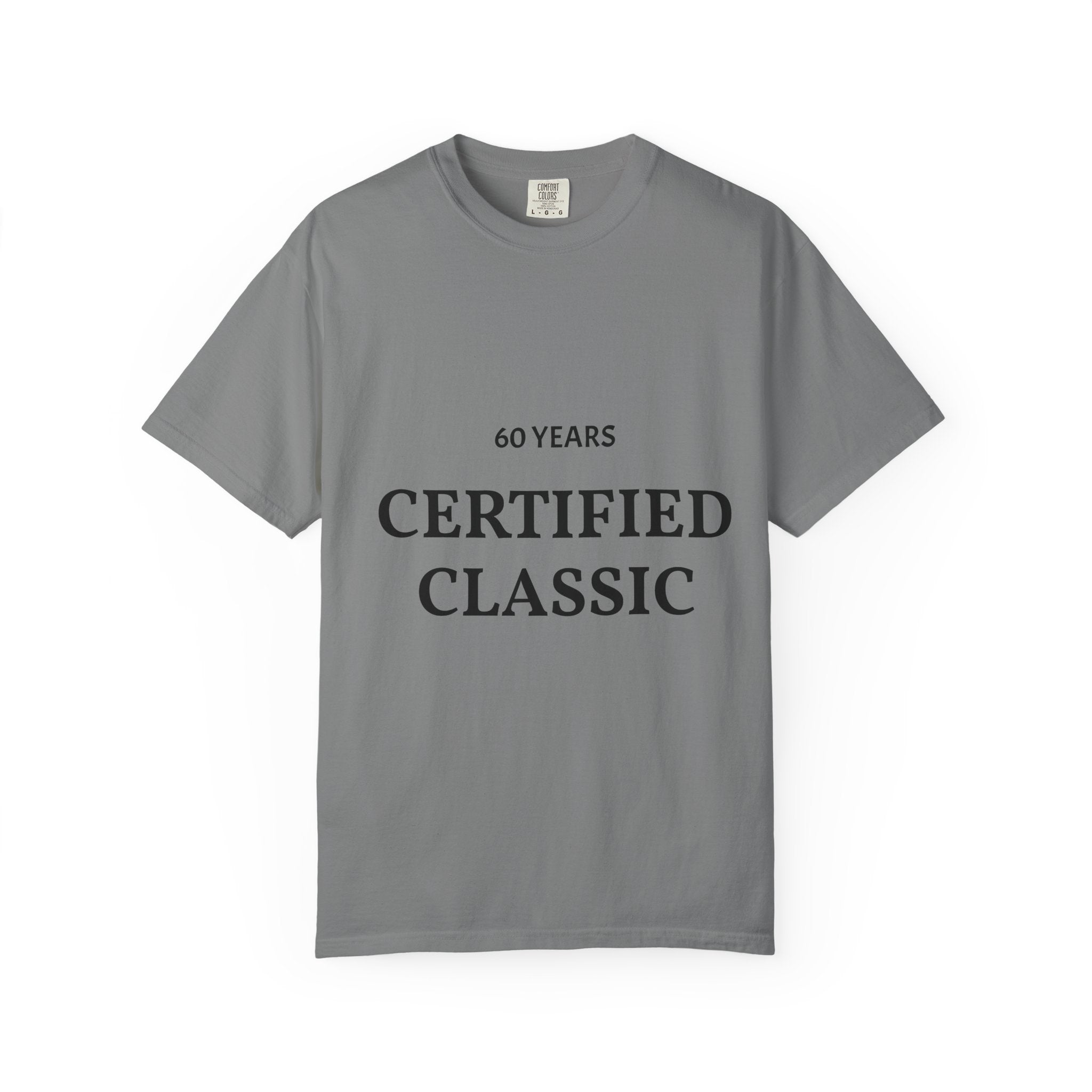 Certified Classic T-Shirt - 60 Years Retro Minimalist Tee