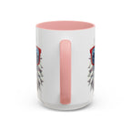Patriotic Eagle Coffee Mug with American Flag Sunglasses