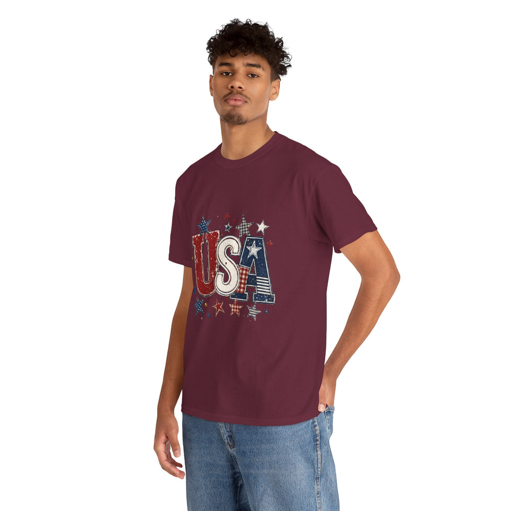 Patriotic USA Stars T-Shirt — Fourth of July American Flag Tee
