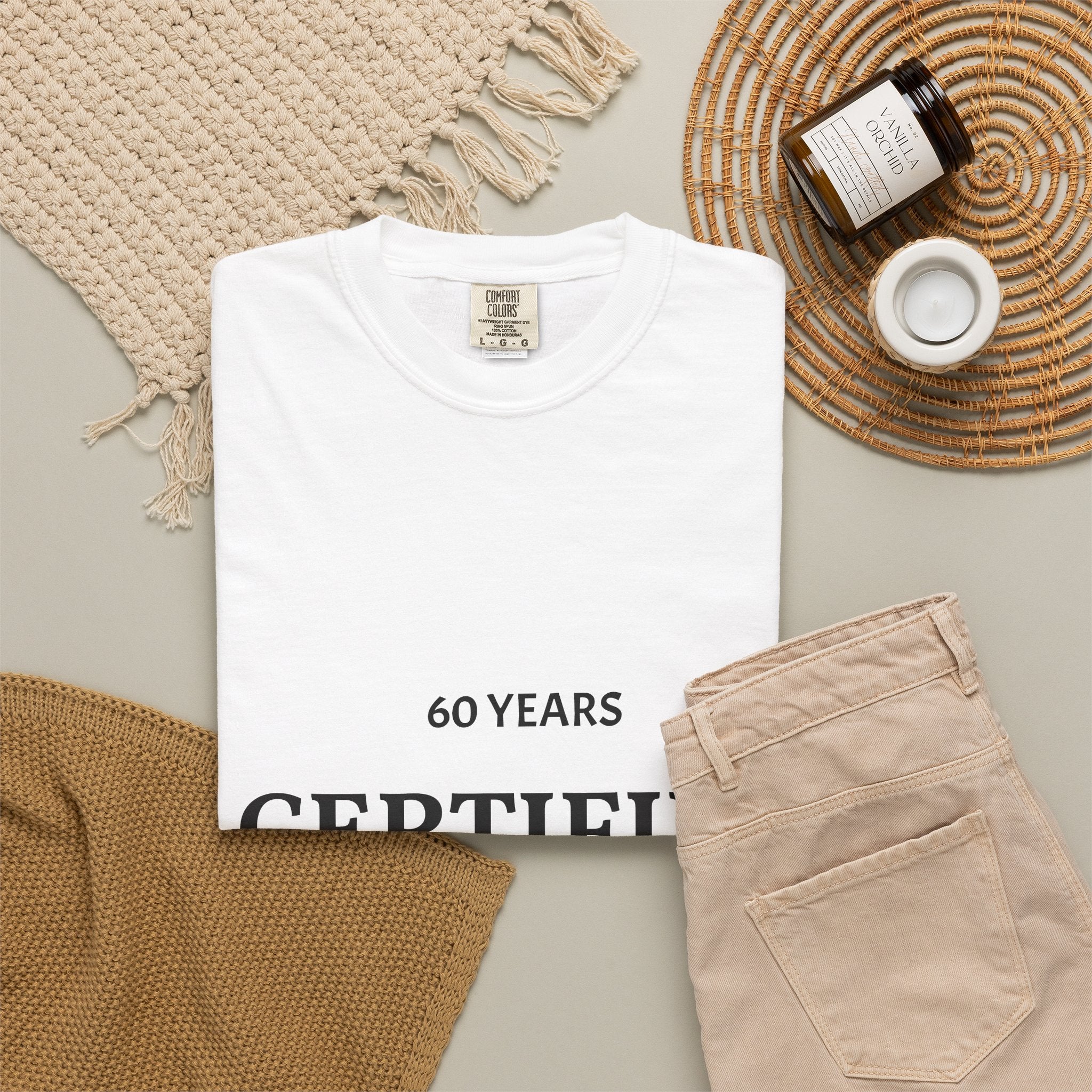 Certified Classic T-Shirt - 60 Years Retro Minimalist Tee