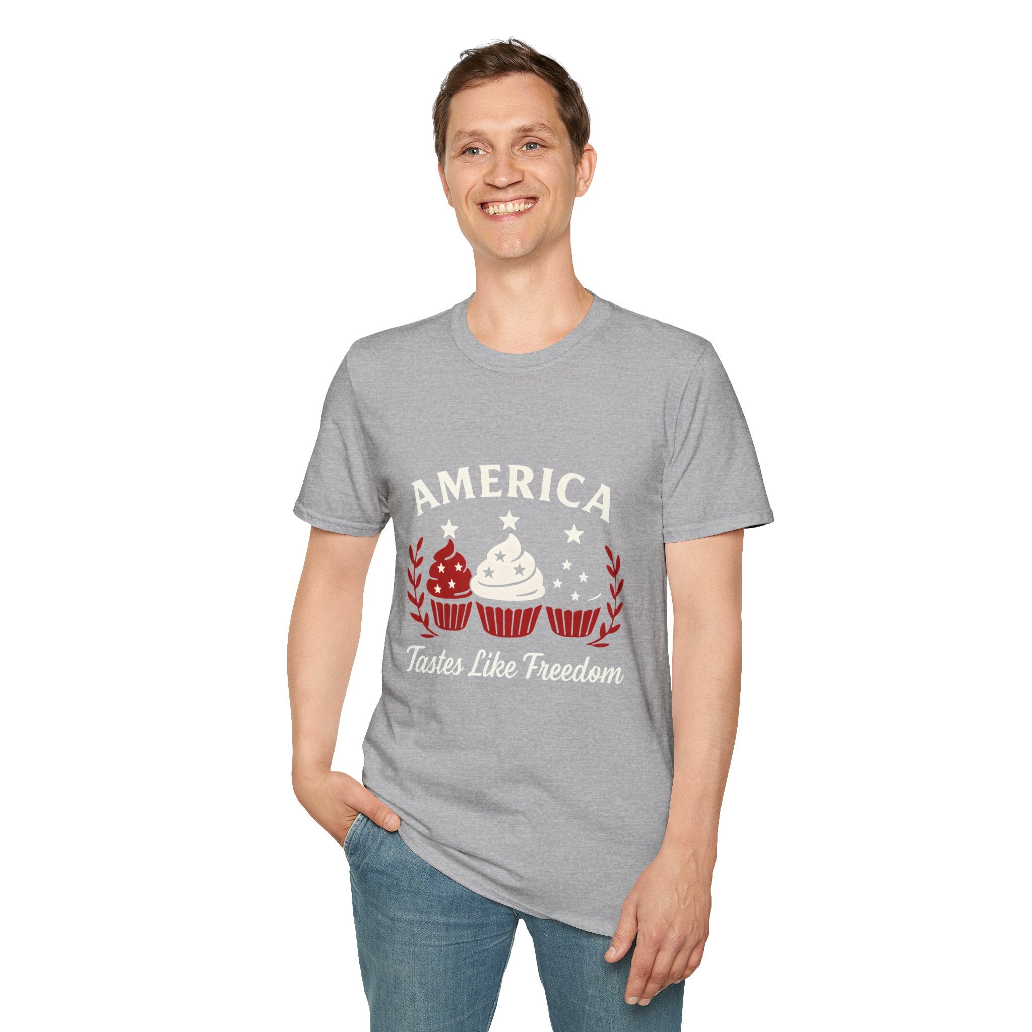 America Cupcake T-Shirt - 'Tastes Like Freedom' Tees