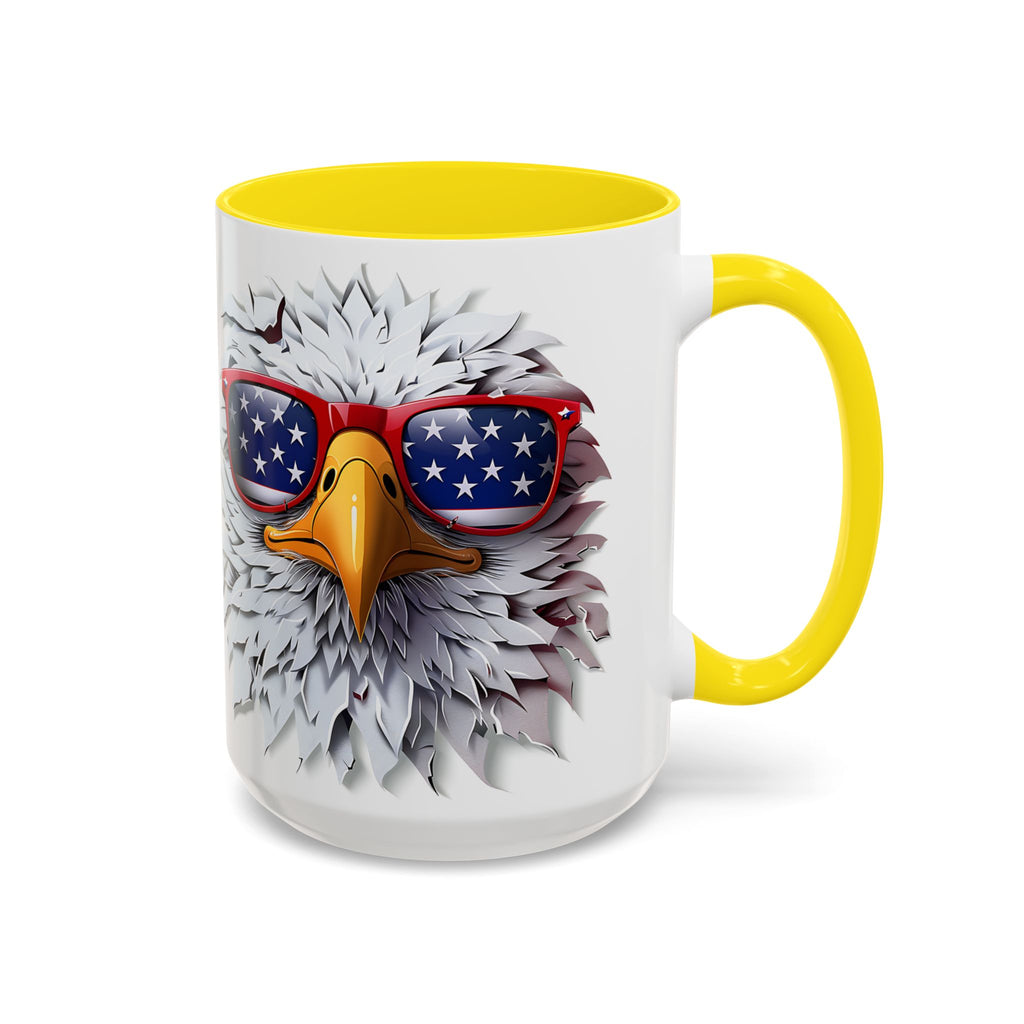 Patriotic Eagle Coffee Mug – Bold Design for Coffee Lovers