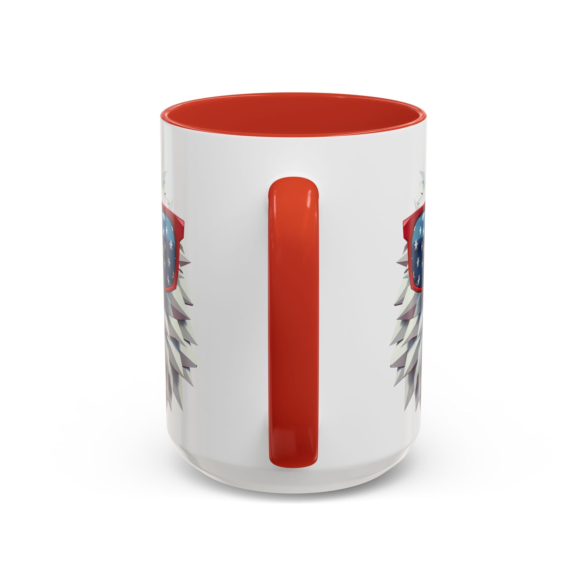 Patriotic Eagle Coffee Mug with American Flag Sunglasses