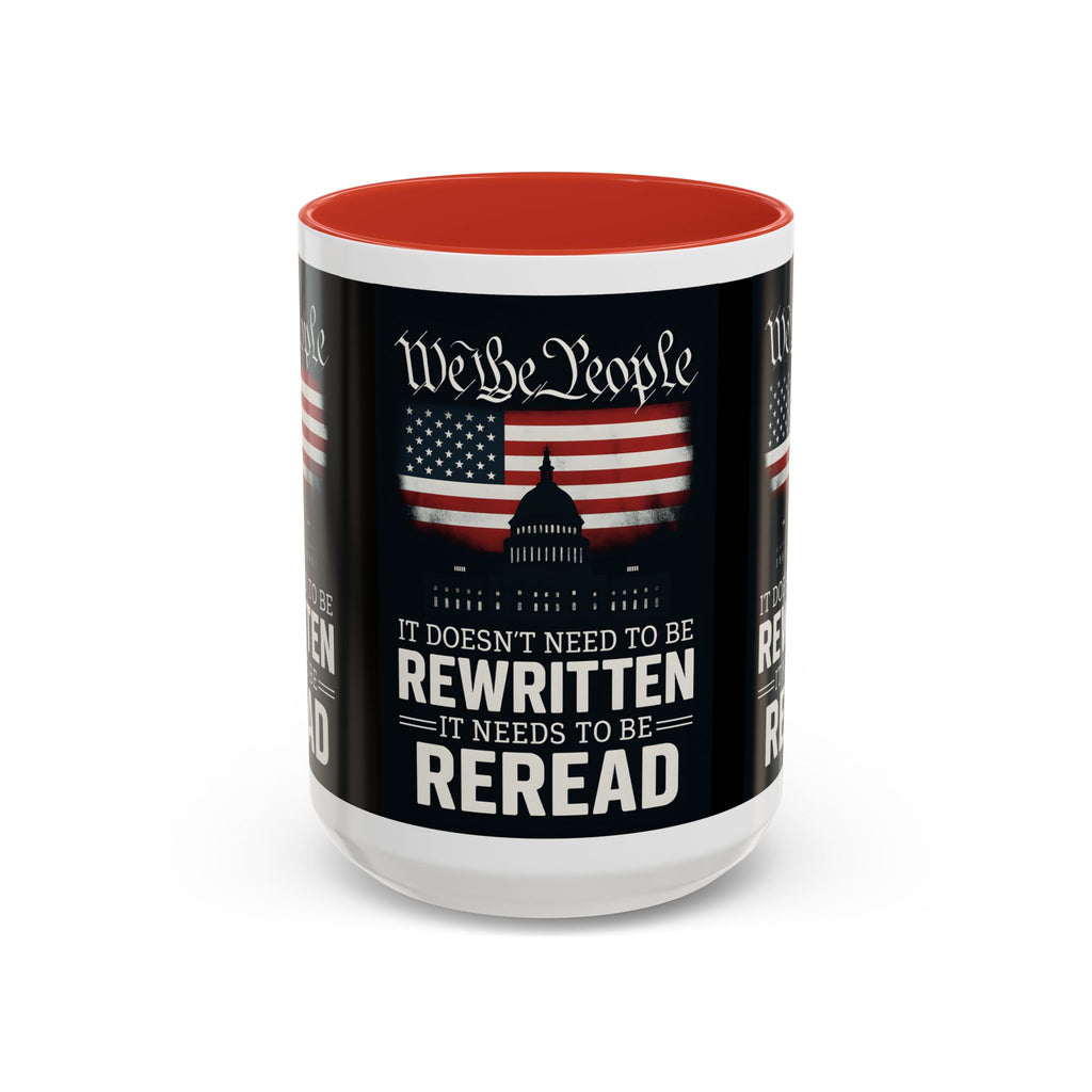 Patriotic We the People Coffee Mug - 11 & 15 oz