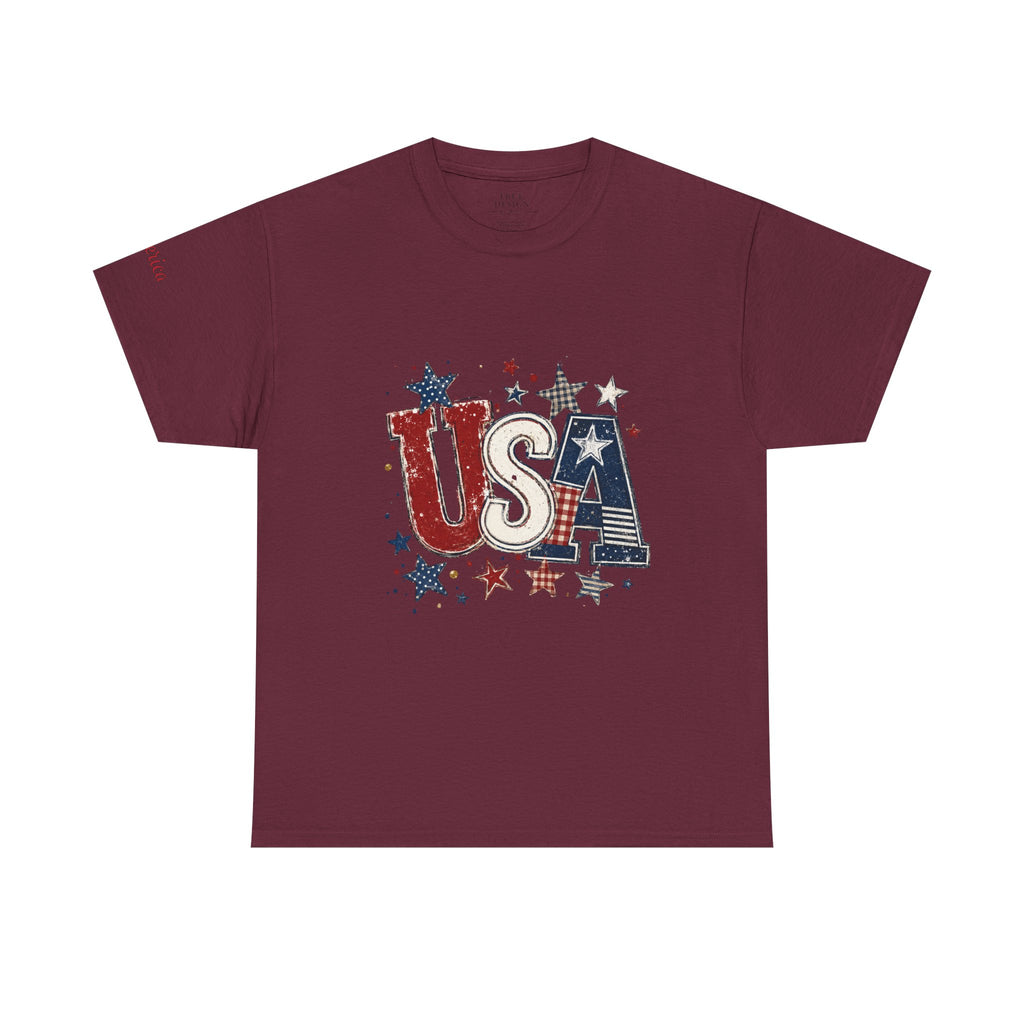 Patriotic USA Stars T-Shirt — Fourth of July American Flag Tee