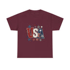 Patriotic USA Stars T-Shirt — Fourth of July American Flag Tee