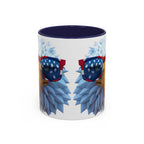 Patriotic Eagle Coffee Mug with American Flag Sunglasses