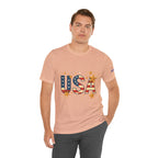 USA Flag Stars T-Shirt — Patriotic American Independence Day Tee