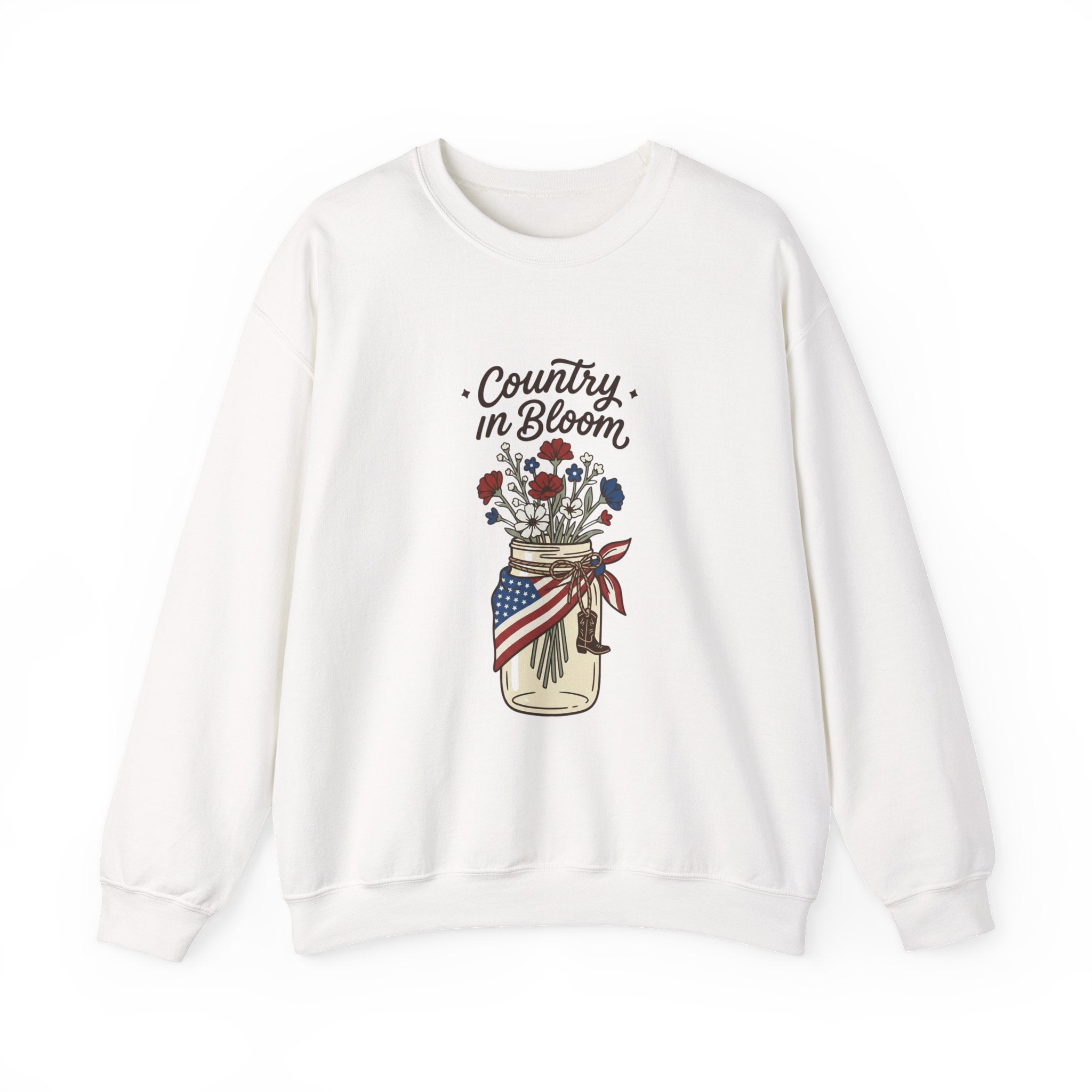 Country in Bloom Sweatshirt | Country Aesthetic Design