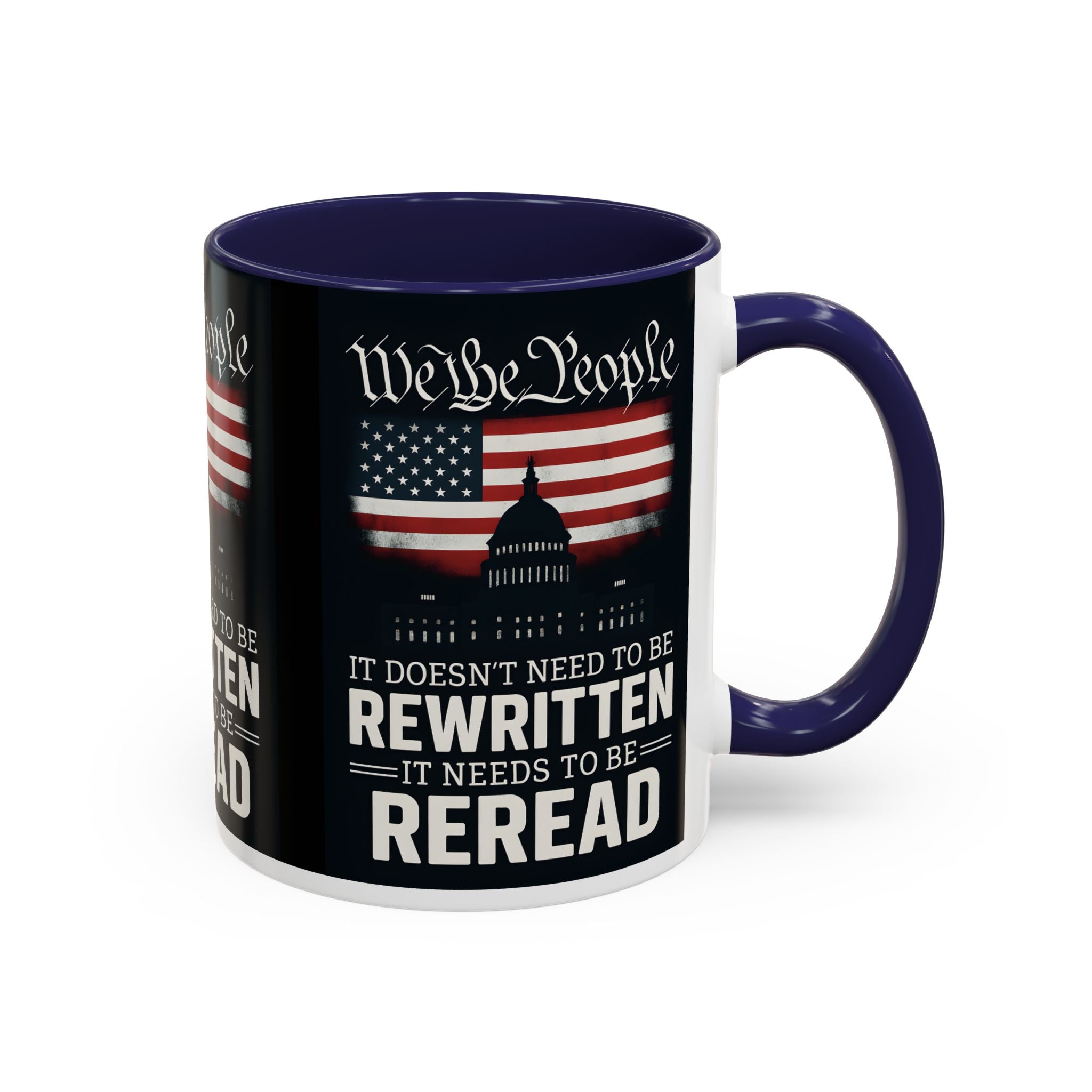 Patriotic We the People Coffee Mug - 11 & 15 oz