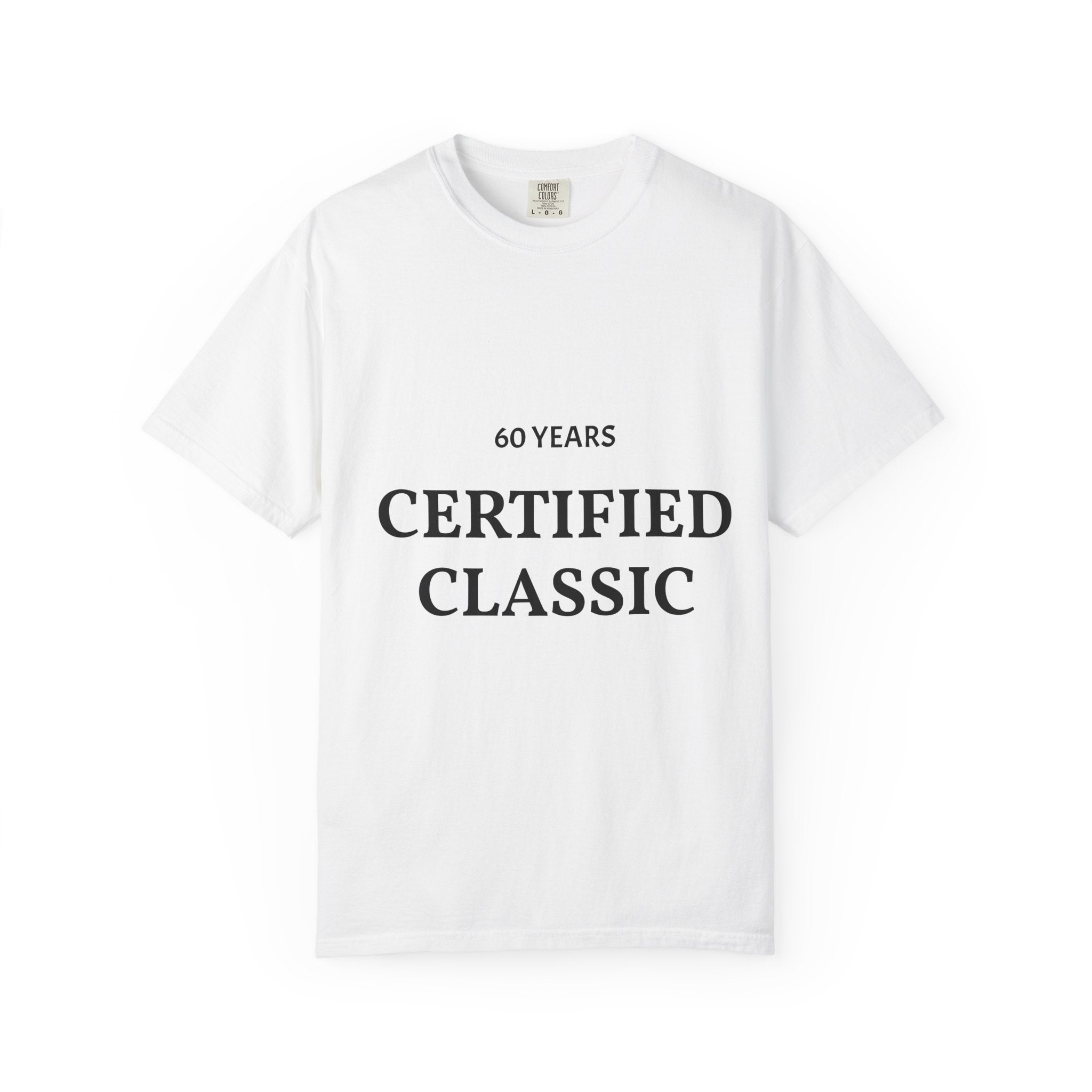 Certified Classic T-Shirt - 60 Years Retro Minimalist Tee
