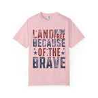 Patriotic T-Shirt: Land of the Free Because of the Brave