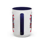 American Bald Eagle Accent Coffee Mug with Stars & Stripes