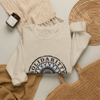 Solidarity Over Pride sweatshirt | People Over Profit statement, activist crewneck