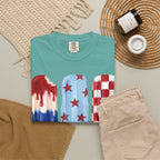 Patriotic Popsicle T-Shirt — Red, White & Blue Fourth of July Tee
