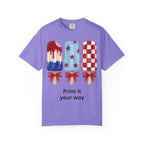 Patriotic Popsicle T-Shirt — Red, White & Blue Fourth of July Tee