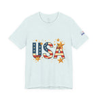 USA Flag Stars T-Shirt — Patriotic American Independence Day Tee