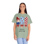 Patriotic Popsicle T-Shirt — Red, White & Blue Fourth of July Tee