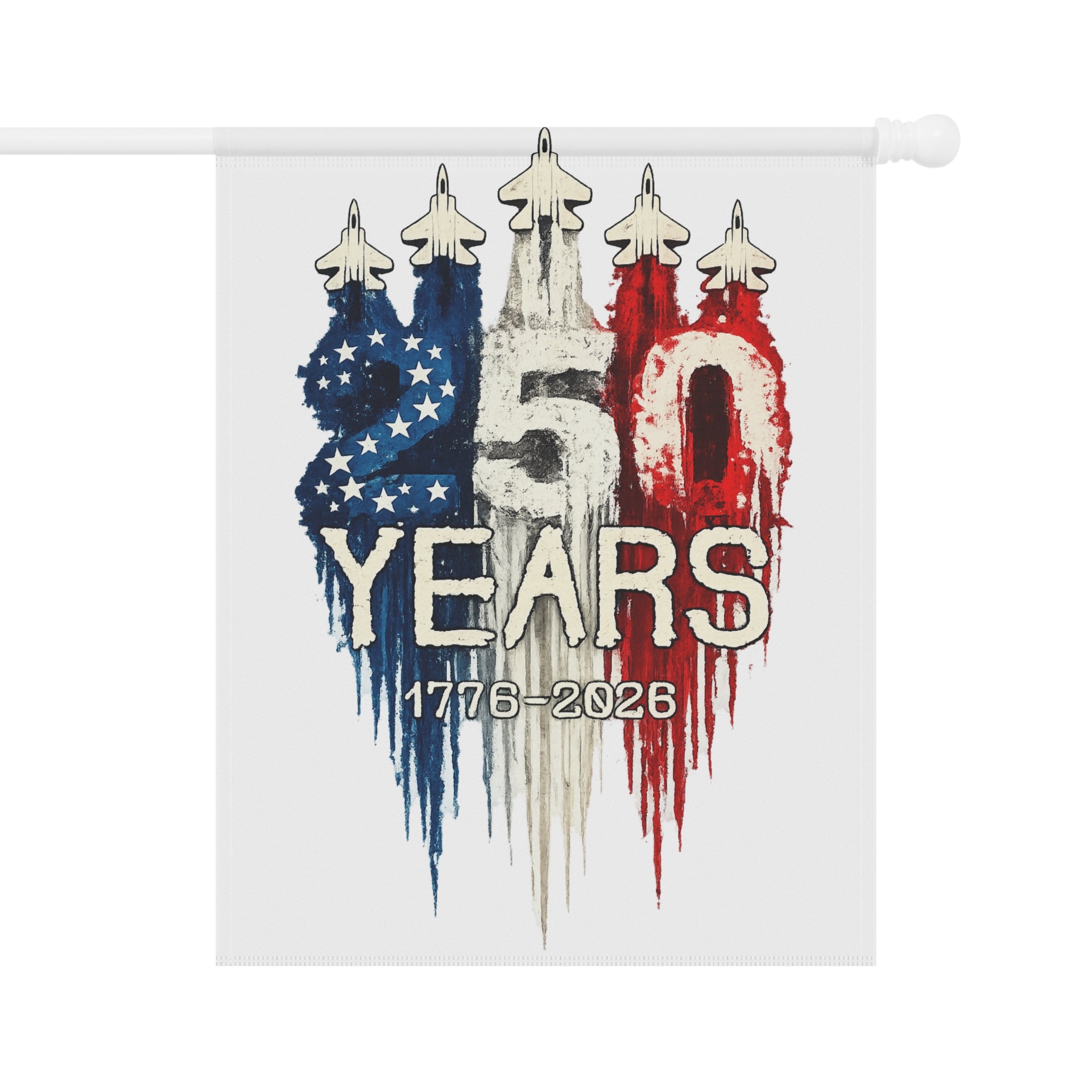 Patriotic Garden Flag for 250th Anniversary Commemorations