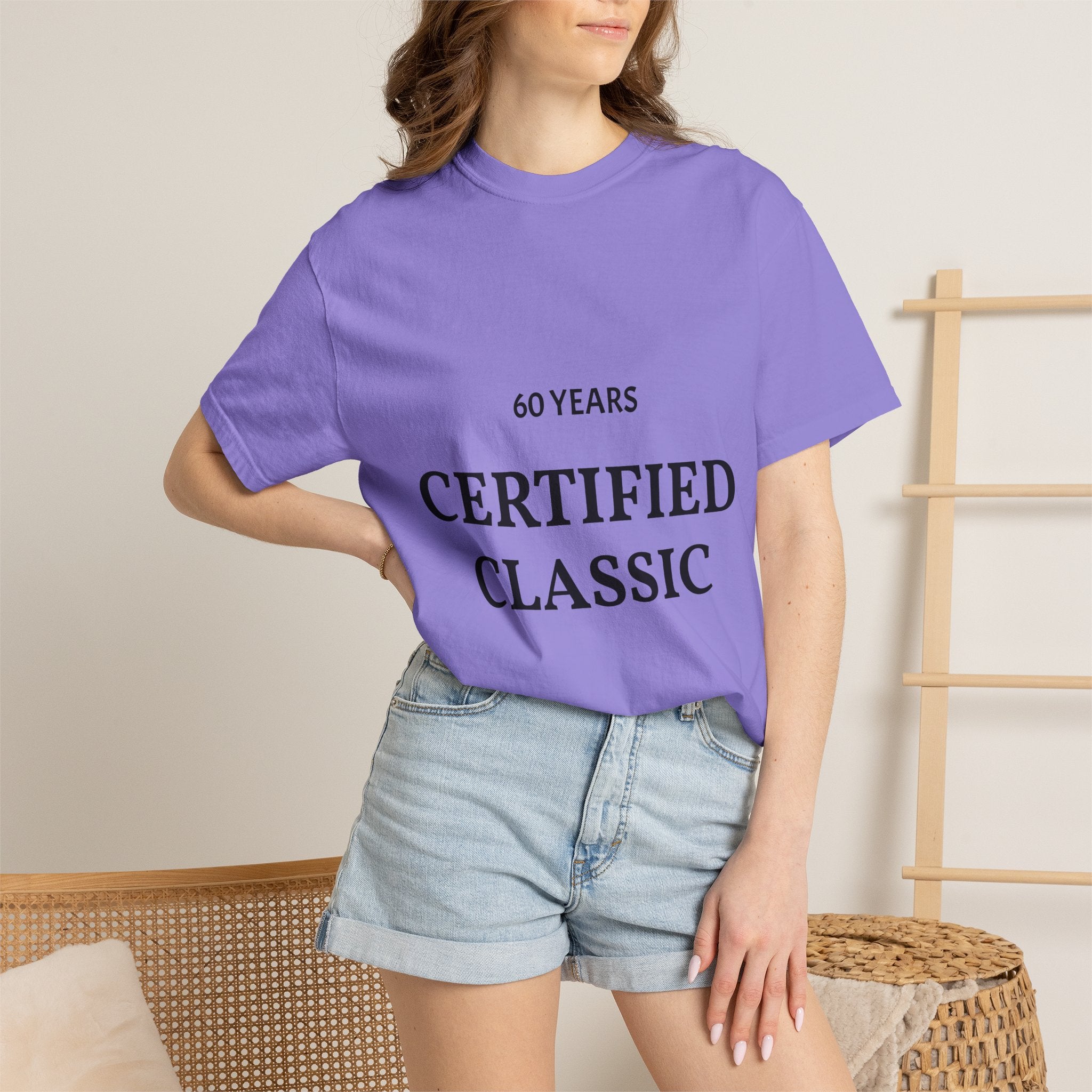 Certified Classic T-Shirt - 60 Years Retro Minimalist Tee