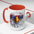 Patriotic Eagle Coffee Mug – Bold Design for Coffee Lovers