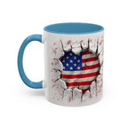 American Flag Coffee Mug – Patriotic Design