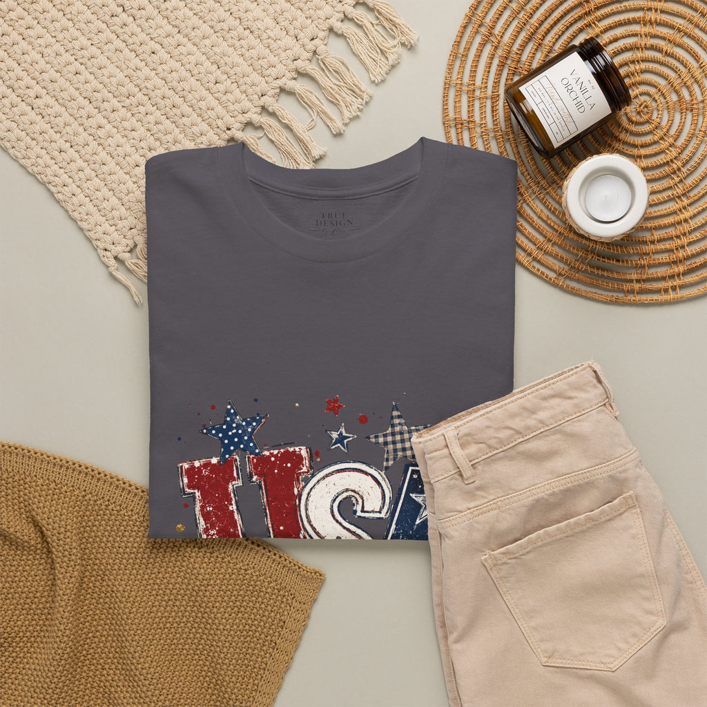 Patriotic USA Stars T-Shirt — Fourth of July American Flag Tee