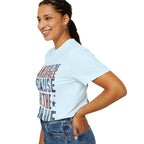 Patriotic T-Shirt: Land of the Free Because of the Brave