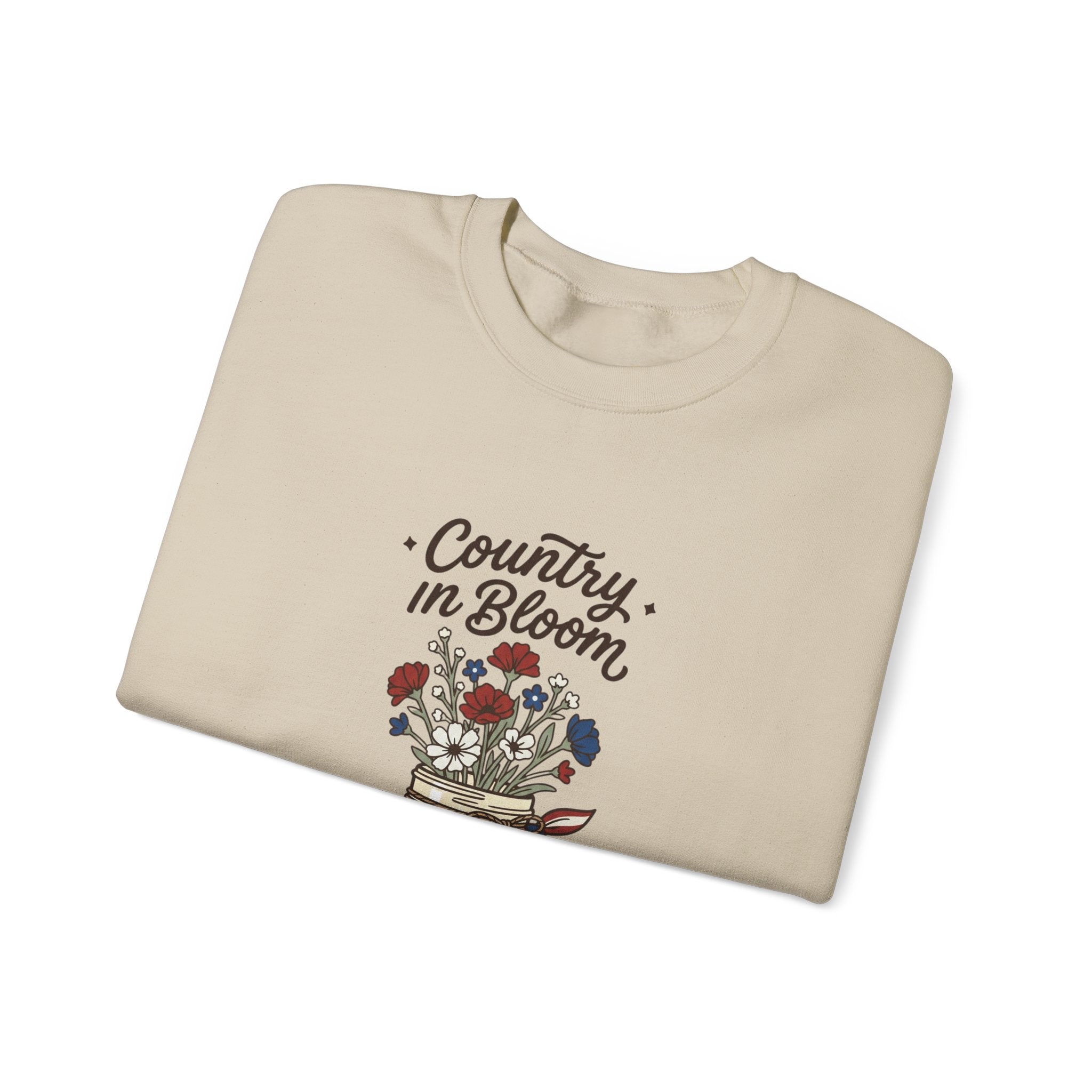Country in Bloom Sweatshirt | Country Aesthetic Design