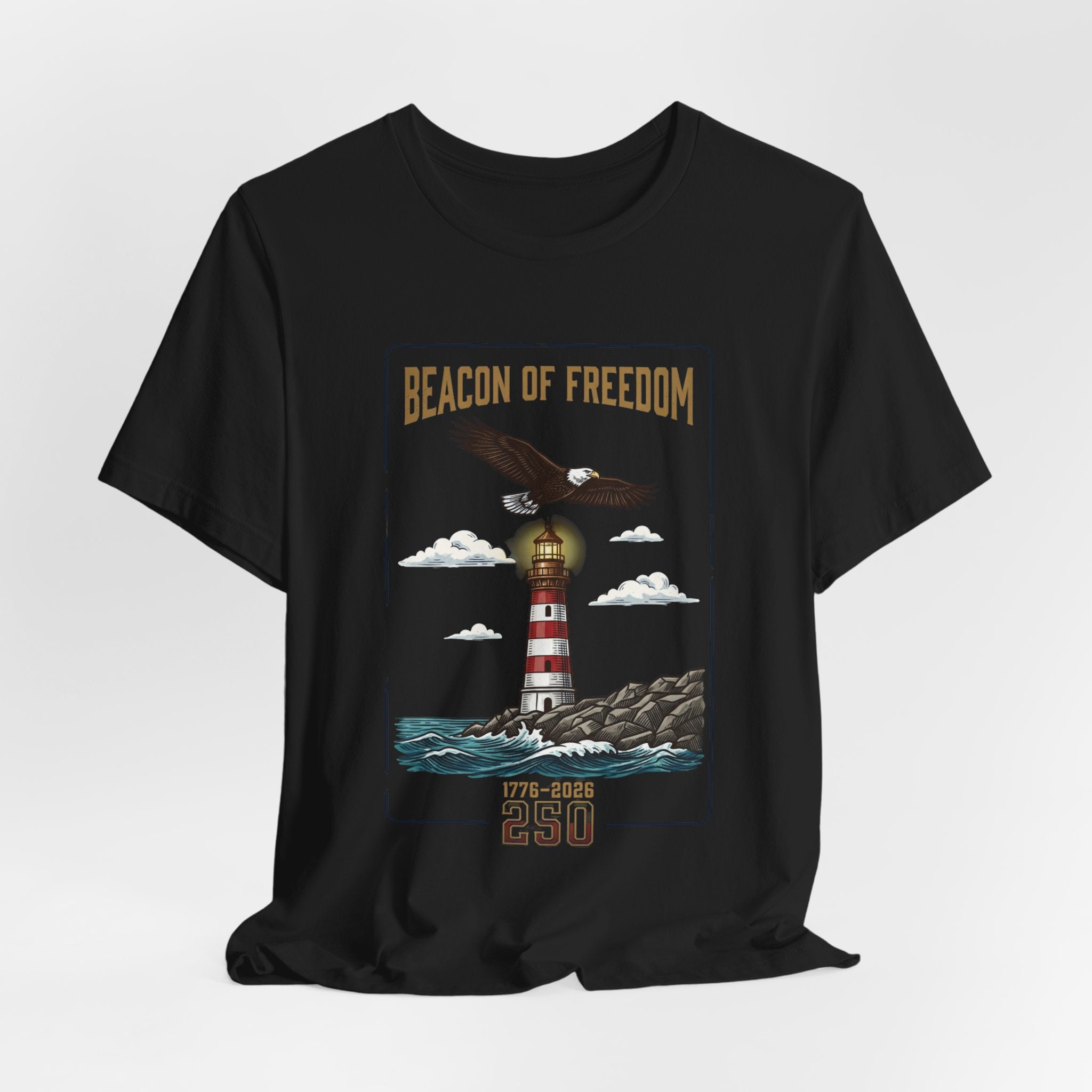 250th Anniversary Patriotic Lighthouse Tee