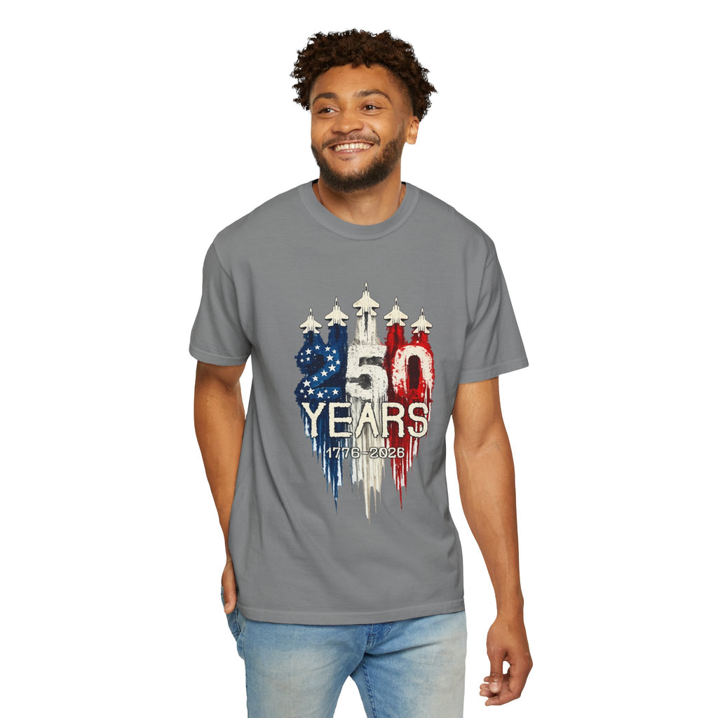 250 Years Patriotic T-Shirt Celebrating 1776–2026