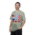 Patriotic Popsicle T-Shirt — Red, White & Blue Fourth of July Tee
