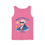 Party Like It's 1776 Tank Top — Patriotic George Washington Graphic