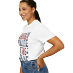 Patriotic T-Shirt: Land of the Free Because of the Brave