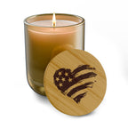 Engraved 14oz Scented Soy Candle with Bamboo Lid