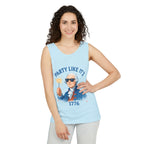 Party Like It's 1776 Tank Top — Patriotic George Washington Graphic