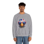 Eagle American Flag Sunglasses Crewneck Sweatshirt
