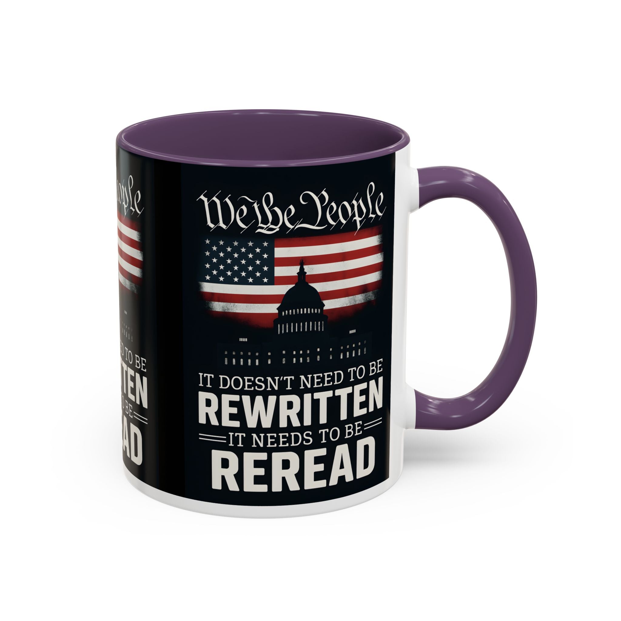 Patriotic We the People Coffee Mug - 11 & 15 oz