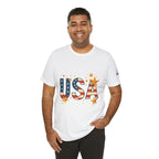 USA Flag Stars T-Shirt — Patriotic American Independence Day Tee