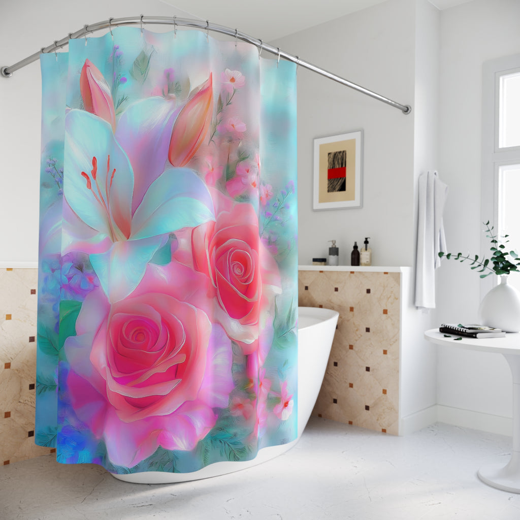 Floral Dream Shower Curtain for Tranquil Bathrooms