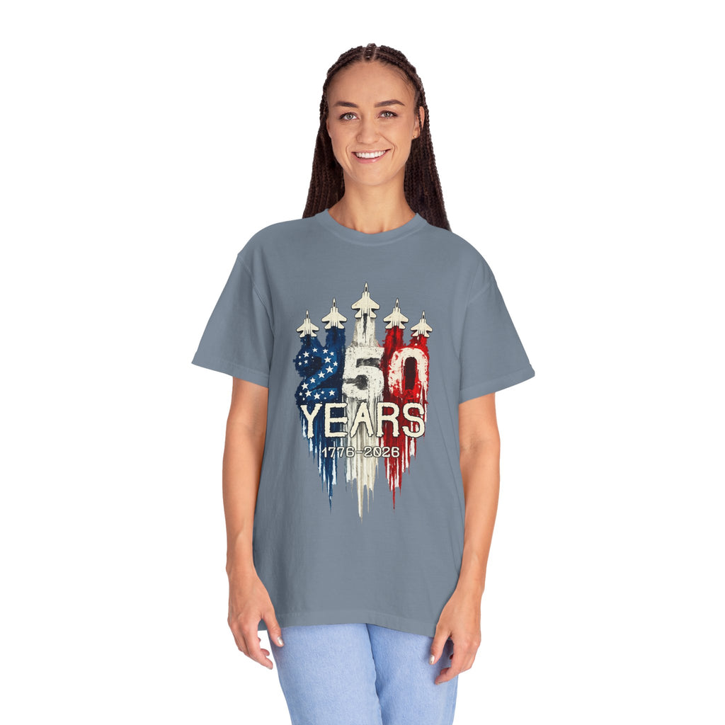 250 Years Patriotic T-Shirt Celebrating 1776–2026