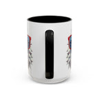 Patriotic Eagle Coffee Mug with American Flag Sunglasses