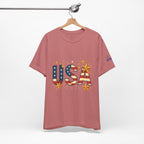 USA Flag Stars T-Shirt — Patriotic American Independence Day Tee