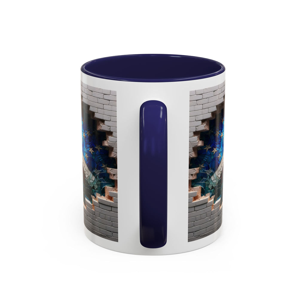 American Flag & Statue of Liberty Accent Coffee Mug – Patriotic USA Ceramic Mug