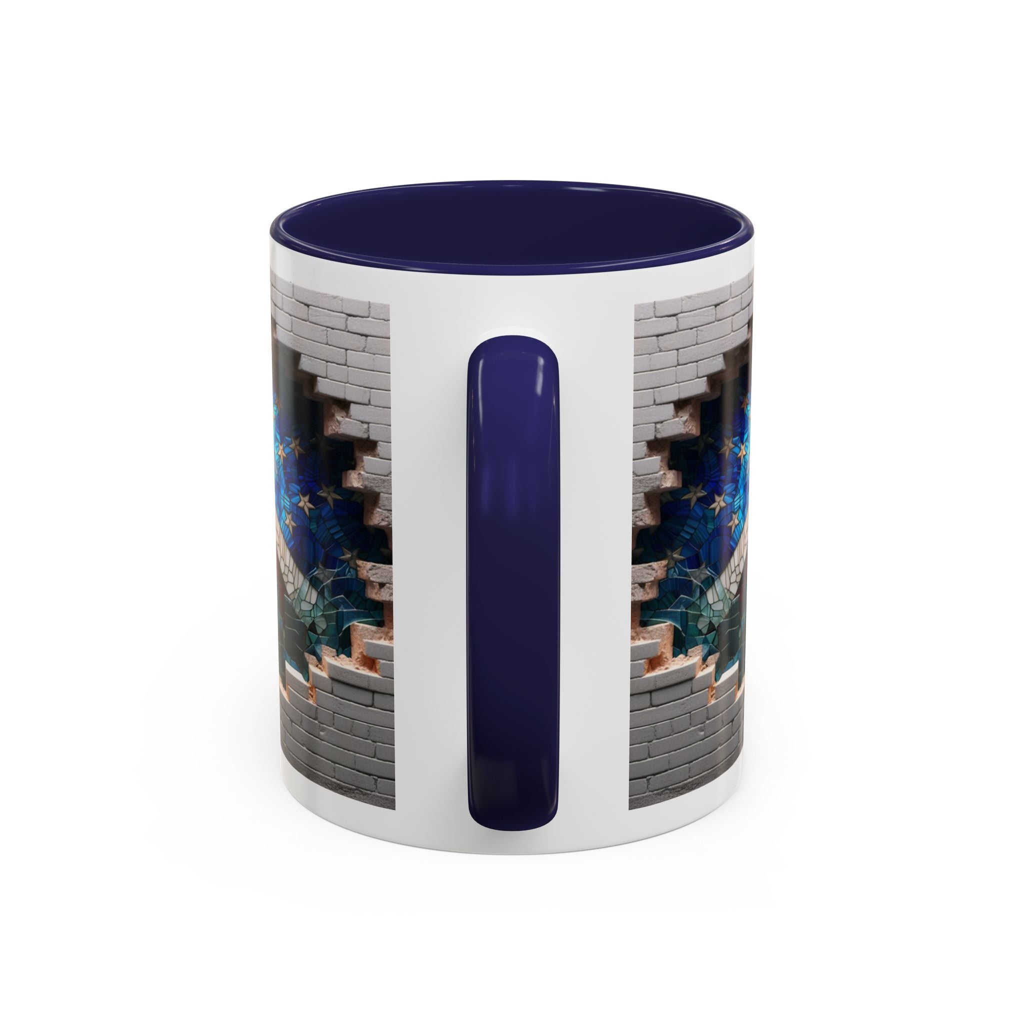 American Flag & Statue of Liberty Accent Coffee Mug – Patriotic USA Ceramic Mug