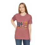 USA Flag Stars T-Shirt — Patriotic American Independence Day Tee