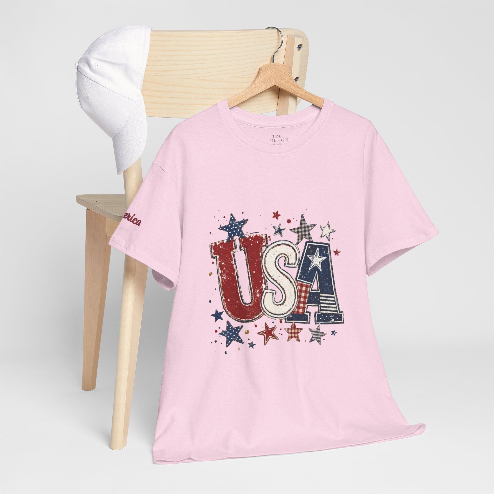 Patriotic USA Stars T-Shirt — Fourth of July American Flag Tee