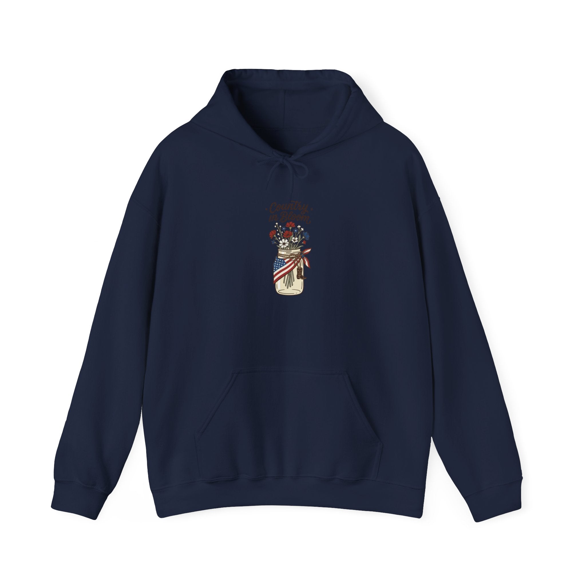 Country in Bloom hoodie | Coastal Cowgirl western chic jar floral design