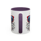 Patriotic Eagle Coffee Mug with American Flag Sunglasses